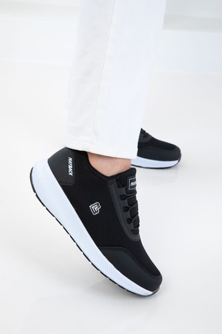 Baskets plateformes - Noir et blanc