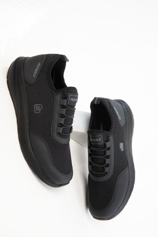 Baskets plateformes - Noir et gris