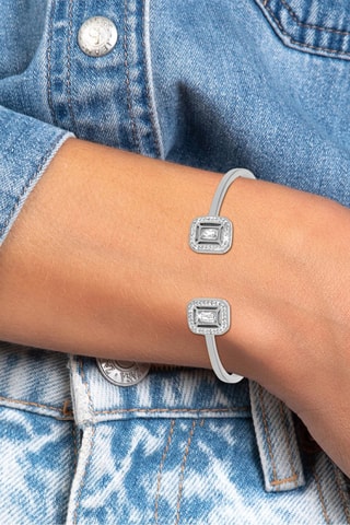 Pulseira rígida - Prateado