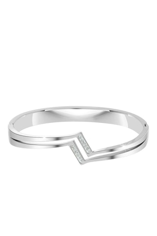 Pulseira rígida - Prateado