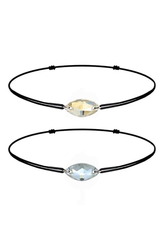 2 pulseiras - Azul-claro e amarelo-claro