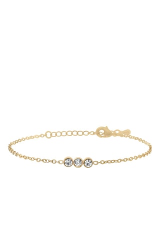 Pulseira banhada a ouro fino amarelo