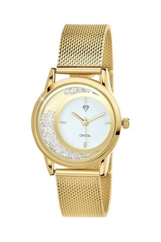 Relógio de quartzo em metal - Dourado