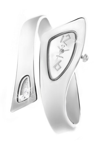 Relógio de quartzo em metal - Prateado