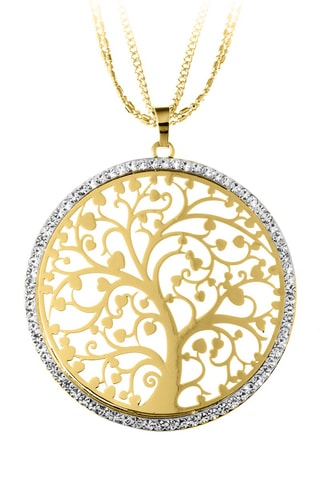 Colar comprido banhado a ouro fino amarelo