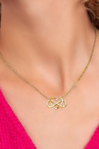 Colar banhado a ouro fino amarelo