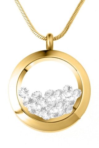 Colar banhado a ouro fino amarelo