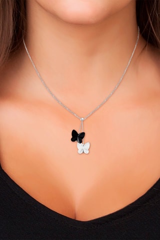 Colar - Preto e branco