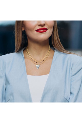 Colar folheado a ouro fino amarelo