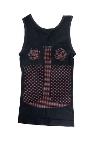 Afslankend T-shirt Infrarood - Zwart