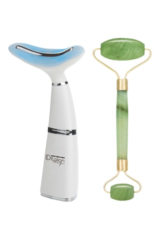 Dubbele Kin Reductie-apparaat en Jade Roller