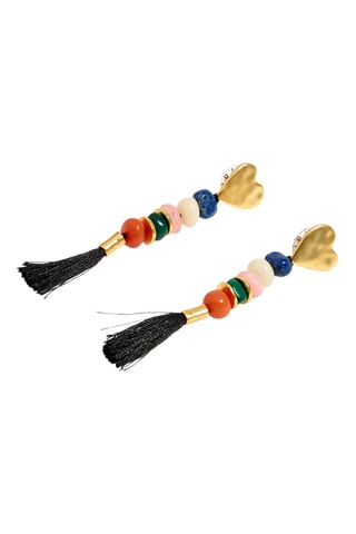 Orecchini - Dorato e blu