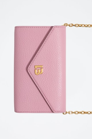 Borsa a tracolla in pelle - Rosa