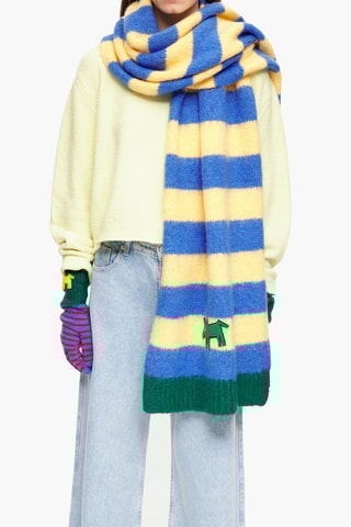 Sciarpa - Giallo e blu