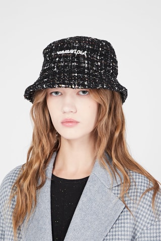 Cappello da pescatore in lana - Nero