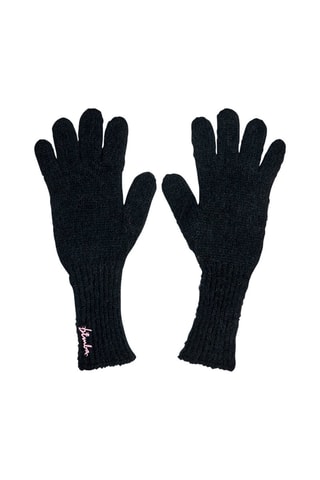 Guanti in alpaca  - Nero