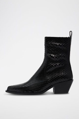 Stivaletti in pelle - Nero