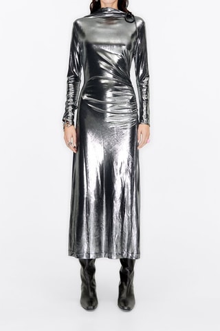 Abito midi - Argentato