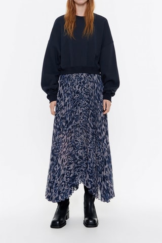 Abito effetto trompe-l’œil - Navy