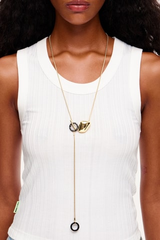 Collana - Dorato e nero