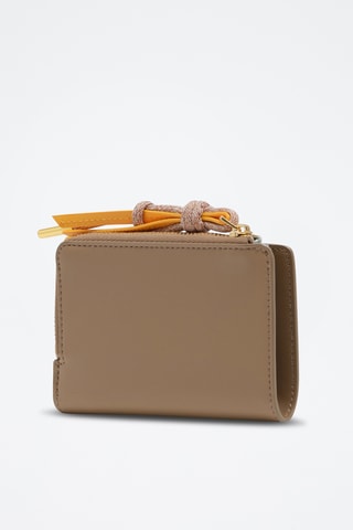 Portafoglio in pelle - Beige chiaro