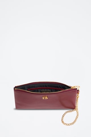 Pochette in pelle - Bordeaux