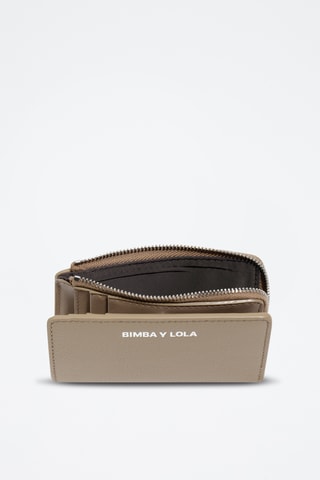 Portafoglio in pelle - Taupe