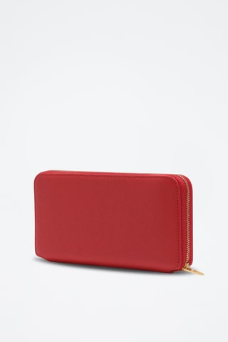 Portafoglio in pelle - Rosso