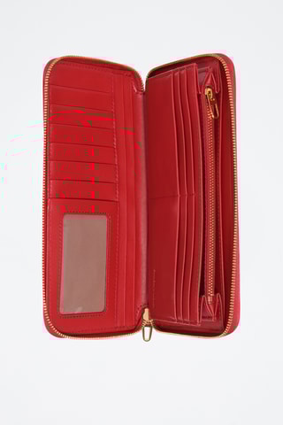 Portafoglio in pelle - Rosso