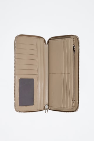 Portafoglio in pelle - Taupe