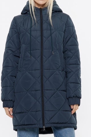 Piumino lungo - Petrolio