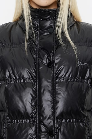 Piumino lungo - Nero