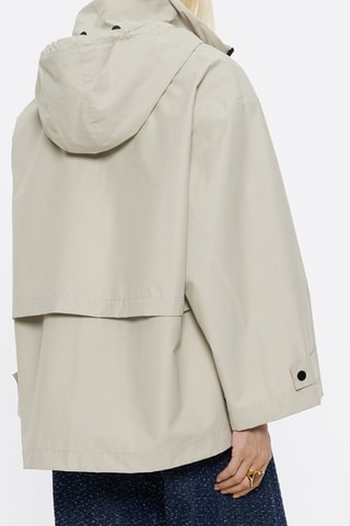 Giacca con cappuccio - Beige