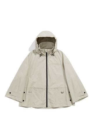 Giacca con cappuccio - Beige