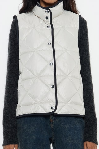 Piumino senza maniche - Bianco