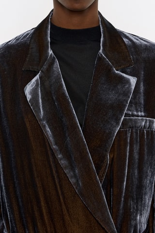 Giacca in velluto - Taupe scuro