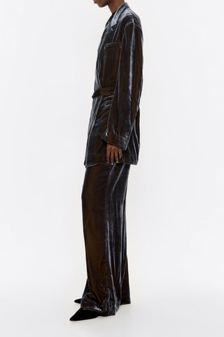 Giacca in velluto - Taupe scuro