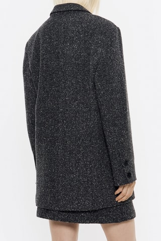 Giacca in lana - Grigio scuro melange