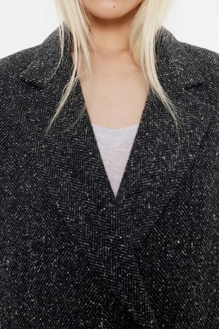 Giacca in lana - Grigio scuro melange