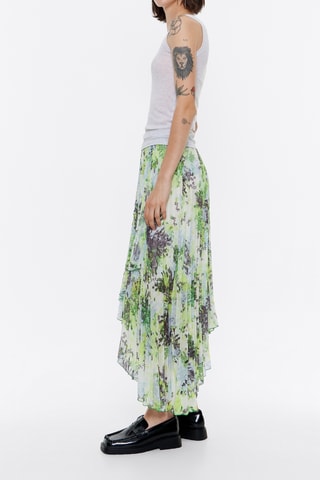 Gonna plissé - Verde chiaro