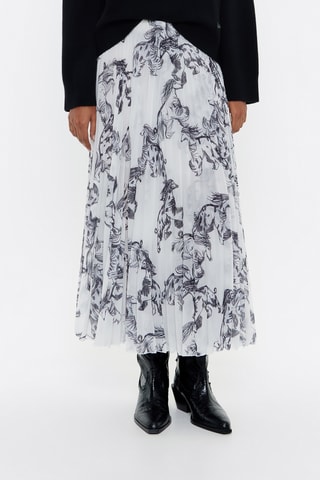 Gonna plissé - Grigio scuro