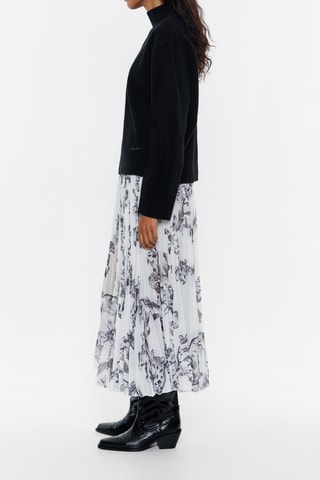 Gonna plissé - Grigio scuro