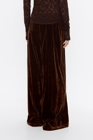 Pantaloni in velluto - Marrone