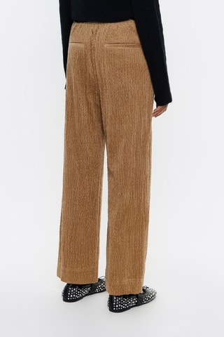 Pantaloni carrot in velluto - Marrone