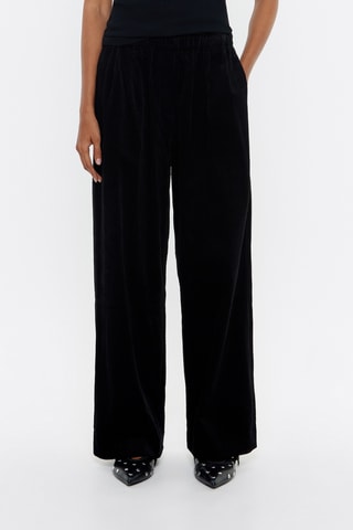 Pantaloni in velluto - Nero
