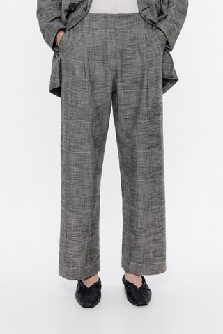 Pantaloni - Nero melange