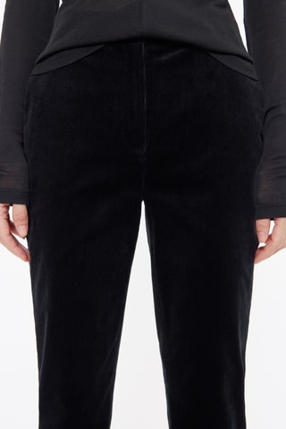 Pantaloni in velluto - Nero