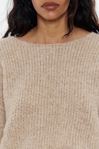 Maglia in alpaca e lana - Beige