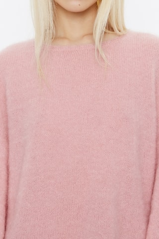 Maglia oversize in mohair - Rosa chiaro