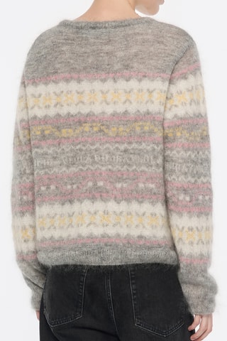 Maglia in mohair e lana - Grigio chiaro